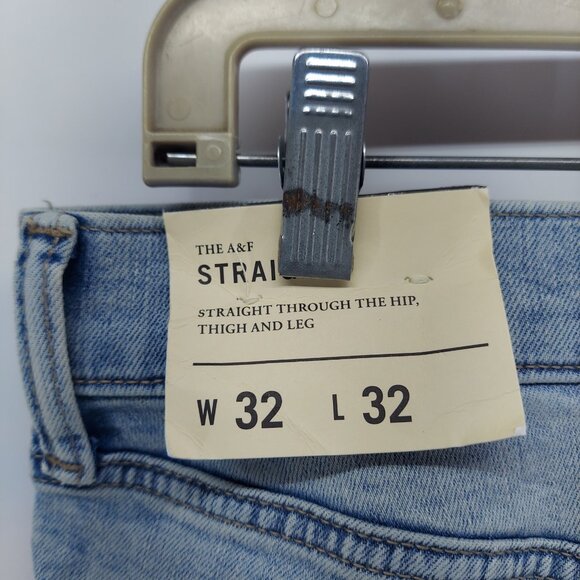 abercrombie & fitch jeans women size 32 straight stretch - Picture 9 of 10